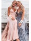 Long Pink Mermaid Lace Prom Dress Formal Evening Gowns 901158