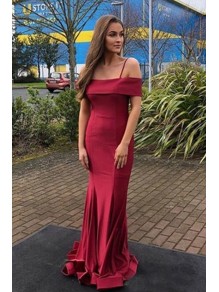Mermaid Off the Shoulder Spaghetti Straps Prom Dress Formal Evening Gowns 901161 Mermaid Off the Shoulder Spaghetti Straps Prom Dress Formal Evening Gowns 901161