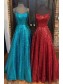 A-Line Spaghetti Straps Sequin Prom Dress Formal Evening Gowns 901171