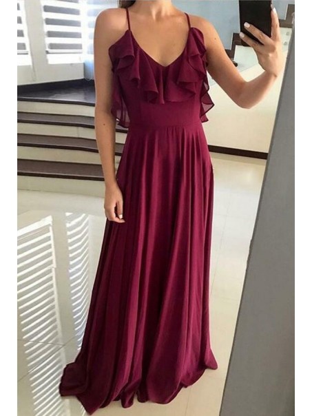 Long Chiffon Prom Dress Formal Evening Gowns 901183