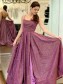A-Line Sparkle Sequin Spaghetti Straps Prom Dress Formal Evening Gowns 901186