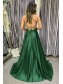 A-Line Long Green Prom Dress Formal Evening Gowns 901189