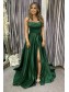A-Line Long Green Prom Dress Formal Evening Gowns 901189