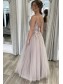 A-Line Lace and Tulle Prom Dress Formal Evening Gowns 901196