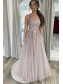 A-Line Lace and Tulle Prom Dress Formal Evening Gowns 901196