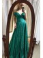 Long Green Sequin Off-the-Shoulder Prom Dress Formal Evening Gowns 901208