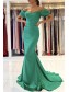 Mermaid Off-the-Shoulder Long Prom Dress Formal Evening Gowns 901211