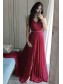 Long Chiffon V Neck Prom Dress Formal Evening Gowns 901212