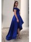 High Low Royal Blue Prom Dress Formal Evening Gowns 901213