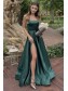 A-Line Long Dark Green Prom Dress Formal Evening Gowns 901215