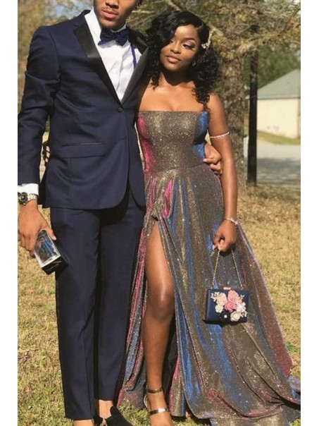 A-Line Sparkle Prom Dress Formal Evening Gowns 901235