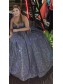 Long Blue Sweetheart Sparkle Blue Prom Dress Formal Evening Gowns 901244