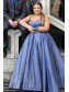 Long Blue Sweetheart Sparkle Blue Prom Dress Formal Evening Gowns 901244