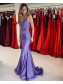 Mermaid Spaghetti Straps Long Prom Dress Formal Evening Gowns 901250