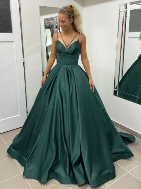 A-Line Long Prom Dress Formal Evening Gowns 901255