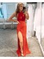 Long Red Sequin Tulle Sparkle Prom Dress Formal Evening Gowns 901257