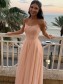 A-Line Lace and Tulle Prom Dress Formal Evening Gowns 901259