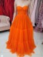 A-Line Sweetheart Tulle Prom Dresses Formal Evening Gowns 901266