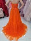 A-Line Sweetheart Tulle Prom Dresses Formal Evening Gowns 901266