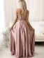 A-Line Off the Shoulder Two Pieces Lace Long Prom Dress Formal Evening Gowns 901274