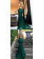 Mermaid Long Green Lace Prom Dress Formal Evening Gowns 901277
