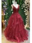 A-Line Lace Long Prom Dress Formal Evening Gowns 901285