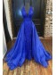 Long Royal Blue Sequin Prom Dress Formal Evening Gowns 901286