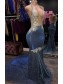 Mermaid Sparkle Long Lace Prom Dress Formal Evening Gowns 901291