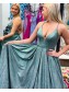 A-Line Sparkle Long Prom Dress Formal Evening Gowns 901300