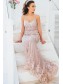 Mermaid Spaghetti Straps Lace Prom Dress Formal Evening Gowns 901309