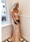 Mermaid Spaghetti Straps Lace Prom Dress Formal Evening Gowns 901309
