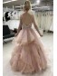 A-Line Lace Prom Dress Formal Evening Gowns 901324