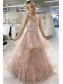 A-Line Lace Prom Dress Formal Evening Gowns 901324