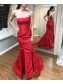 Elegant Long Yellow Mermaid Prom Dress Formal Evening Gowns 901332