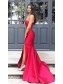 Elegant Long Yellow Mermaid Prom Dress Formal Evening Gowns 901332