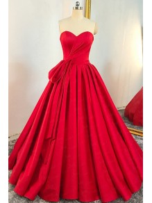 A-Line Sweetheart Long Red Prom Dress Formal Evening Gowns 901349 A-Line Sweetheart Long Red Prom Dress Formal Evening Gowns 901349