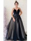 A-Line Tulle and Lace Long Prom Dress Formal Evening Gowns 901351