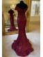 Mermaid Off the Shoulder Sparkle Long Prom Dress Formal Evening Gowns 901386
