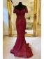 Mermaid Off the Shoulder Sparkle Long Prom Dress Formal Evening Gowns 901386