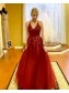 A-Line Beaded Lace and Tulle Long Prom Dress Formal Evening Gowns 901404 A-Line Beaded Lace and Tulle Long Prom Dress Formal Evening Gowns 901404