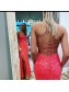 Elegant Spaghetti Straps Sequin Long Prom Dress Formal Evening Gowns 901406