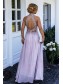 A-Line Chiffon and Lace Prom Dress Formal Evening Gowns 901423