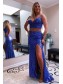 Elegant Two Pieces Sequin Prom Dress Formal Evening Gowns 901426