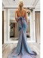 Mermaid Halter Sparkle Prom Dress Formal Evening Gowns 901432