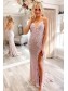 Elegant Long Silver Sequin Prom Dress Formal Evening Gowns 901447