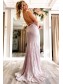 Elegant Long Silver Sequin Prom Dress Formal Evening Gowns 901447