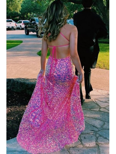 Elegant Sequin Prom Dress Formal Evening Gowns 901458