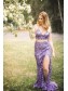 Long Sequin Two Pieces Prom Dress Formal Evening Gowns 901460