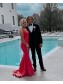 Mermaid Spaghetti Straps Long Prom Dress Formal Evening Gowns 901462
