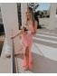 Long Sequin Spaghetti Straps Prom Dress Formal Evening Gowns 901464